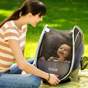 Brica Comfort Canopy- Ventilated Car Seat Cover with carrying case